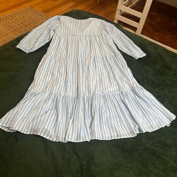 Emerson Fry India Collection Hand Blocked M/L Tiered MIDI dress - Picture 4 of 5